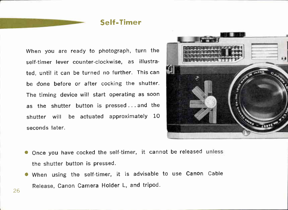 Unloading film | Canon Model 7 User Manual | Page 26 / 48
