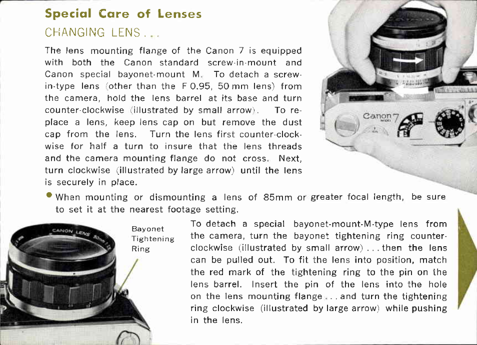 Flash synchronization | Canon Model 7 User Manual | Page 28 / 48