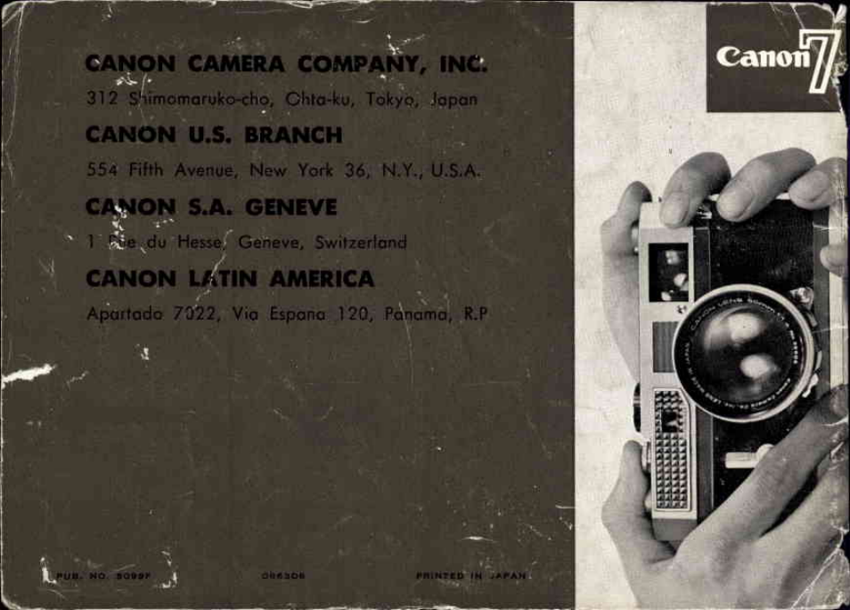 Canon Model 7 User Manual | Page 40 / 48