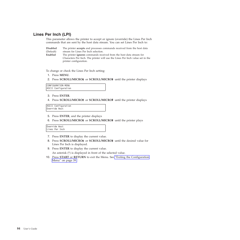 Lines per inch (lpi) | Compuprint 4247-X03 User Manual | Page 100 / 200