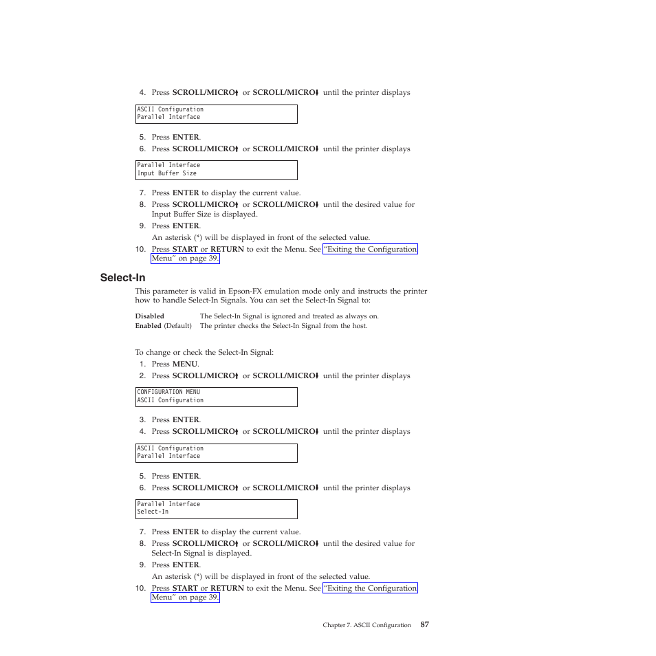 Select-in | Compuprint 4247-X03 User Manual | Page 103 / 200