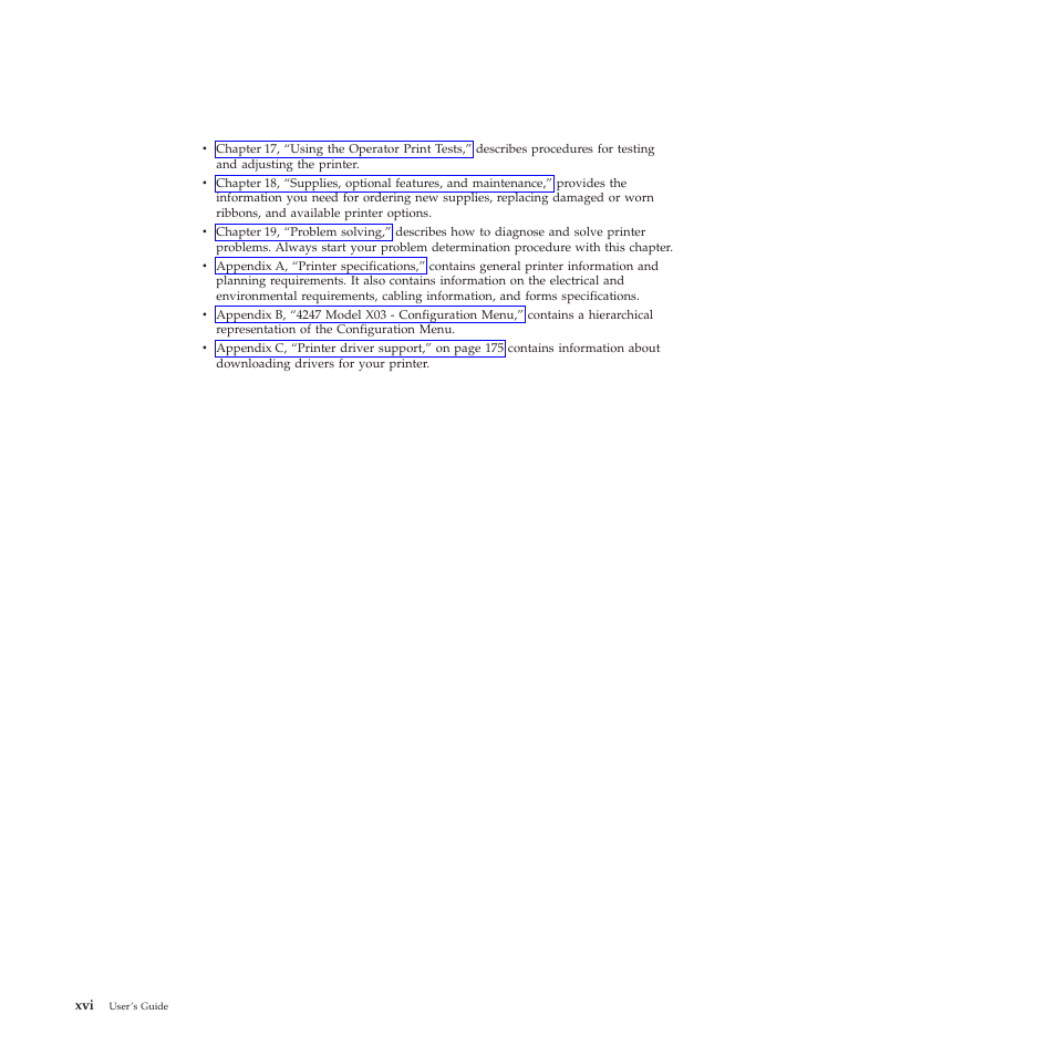Compuprint 4247-X03 User Manual | Page 16 / 200