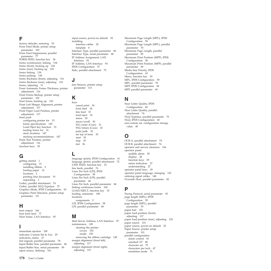 Compuprint 4247-X03 User Manual | Page 194 / 200