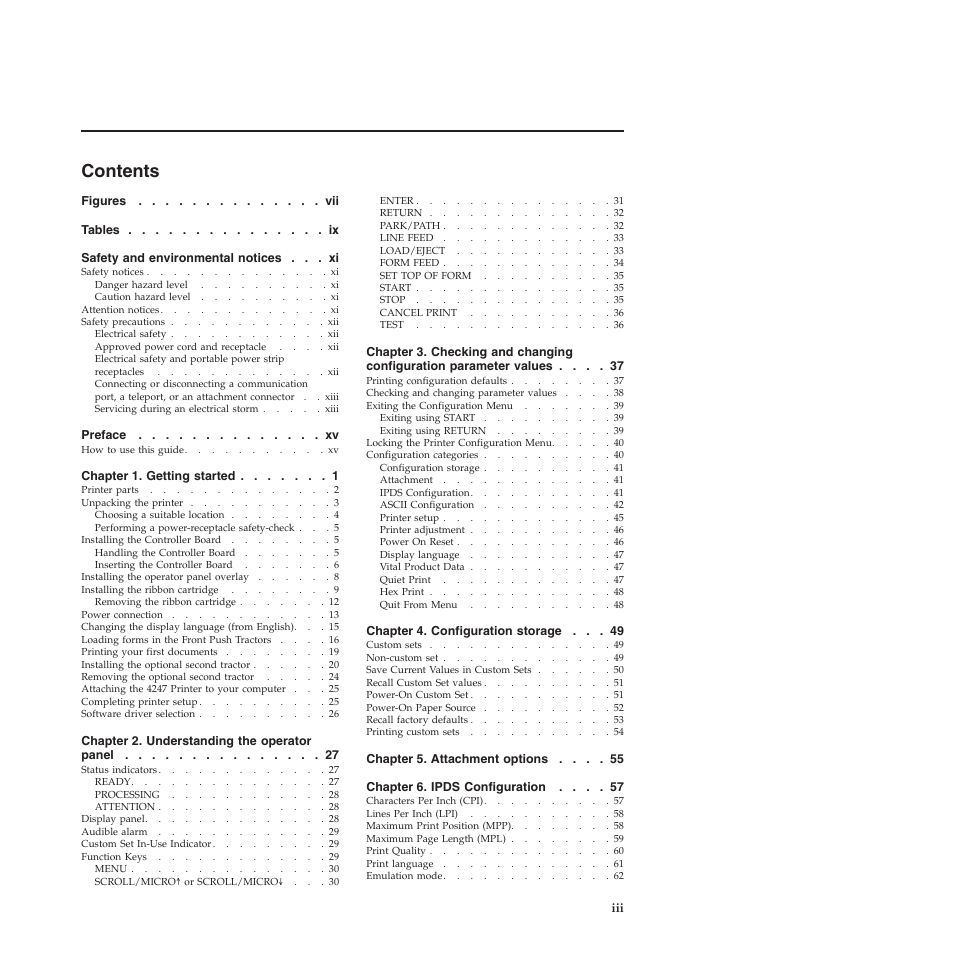 Compuprint 4247-X03 User Manual | Page 3 / 200