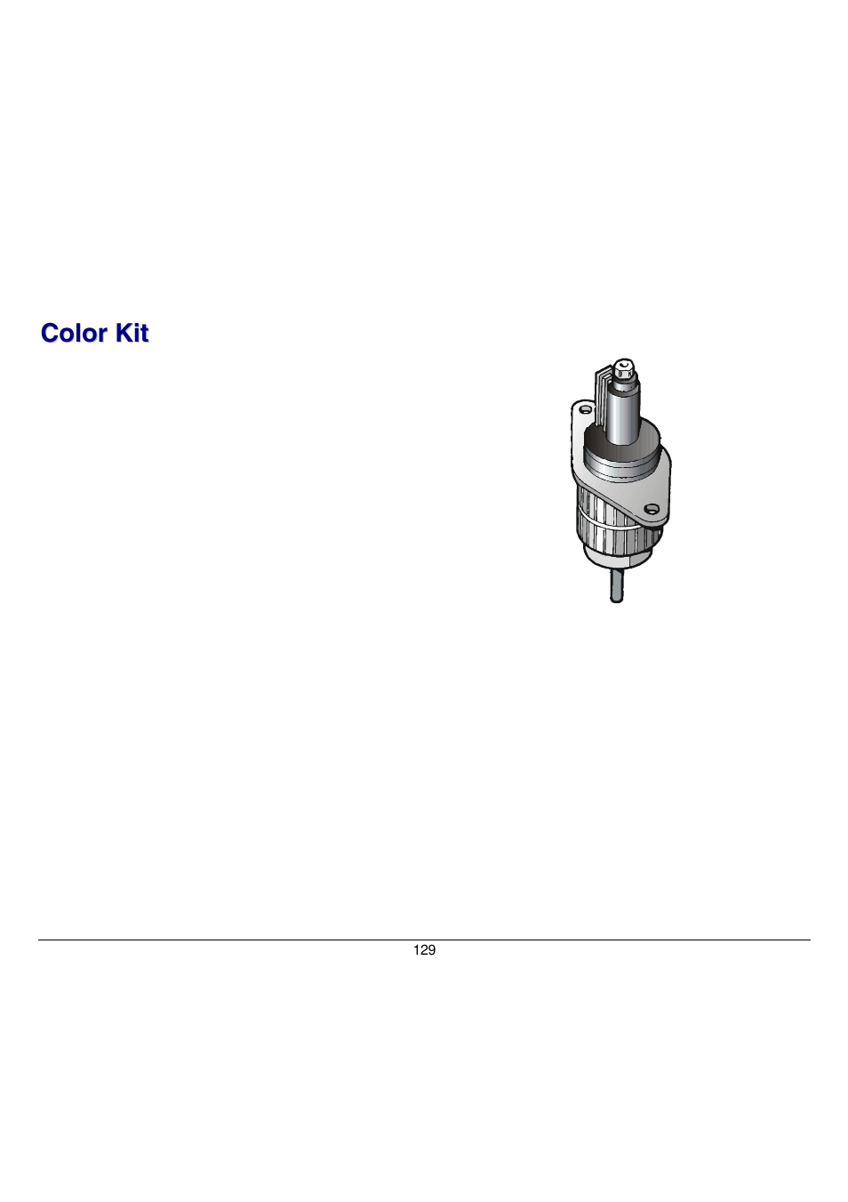 Color kit | Compuprint 9058 User Manual | Page 135 / 145