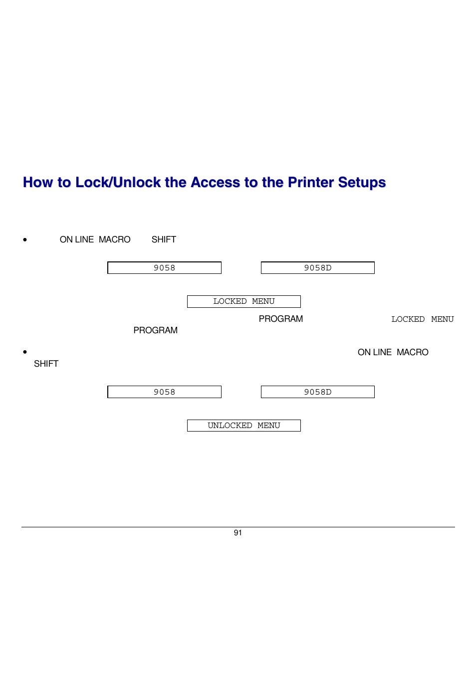 Compuprint 9058 User Manual | Page 97 / 145