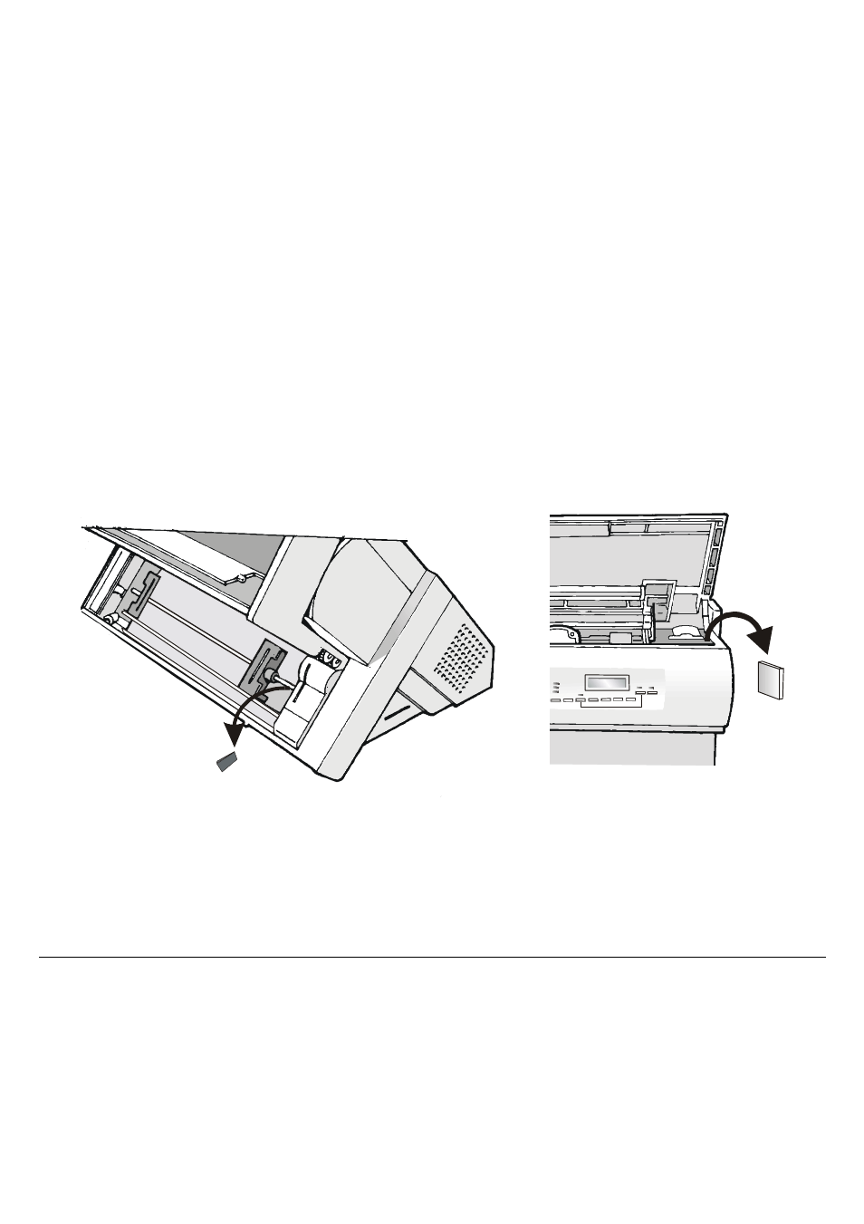 Printer assembly, Removal of the shipment locks | Compuprint 9060LA User Manual | Page 10 / 177