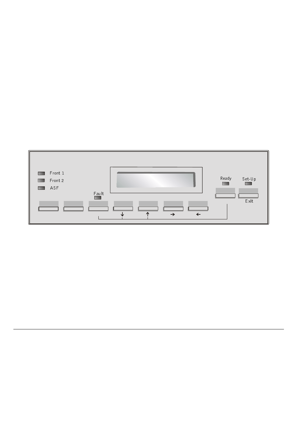 Operator panel presentation | Compuprint 9060LA User Manual | Page 23 / 177