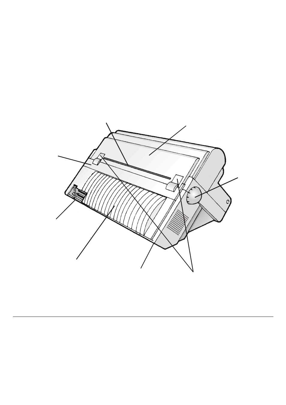 Rear view | Compuprint 9060LA User Manual | Page 8 / 177