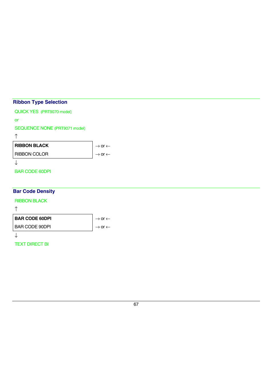 Compuprint 9070 User Manual | Page 72 / 171