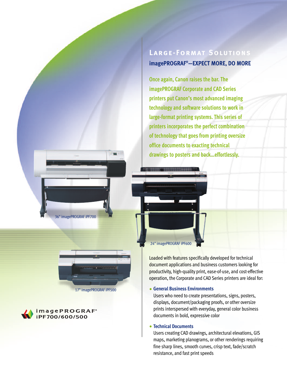 Canon imagePROGRAF IPF700 User Manual | Page 2 / 10