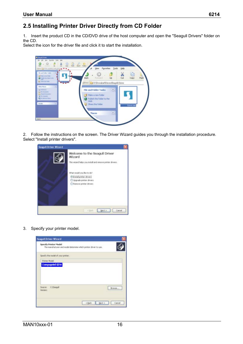 Compuprint 6214 User Manual | Page 21 / 70