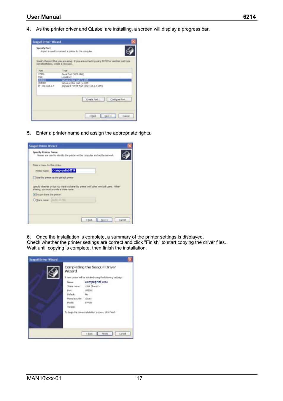 Compuprint 6214 User Manual | Page 22 / 70