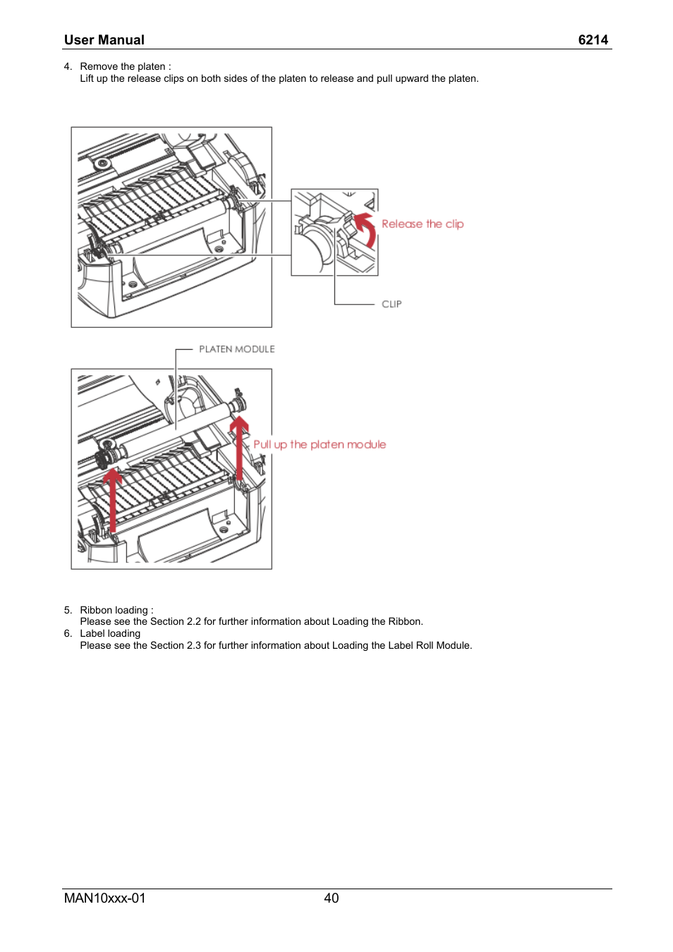 Compuprint 6214 User Manual | Page 45 / 70