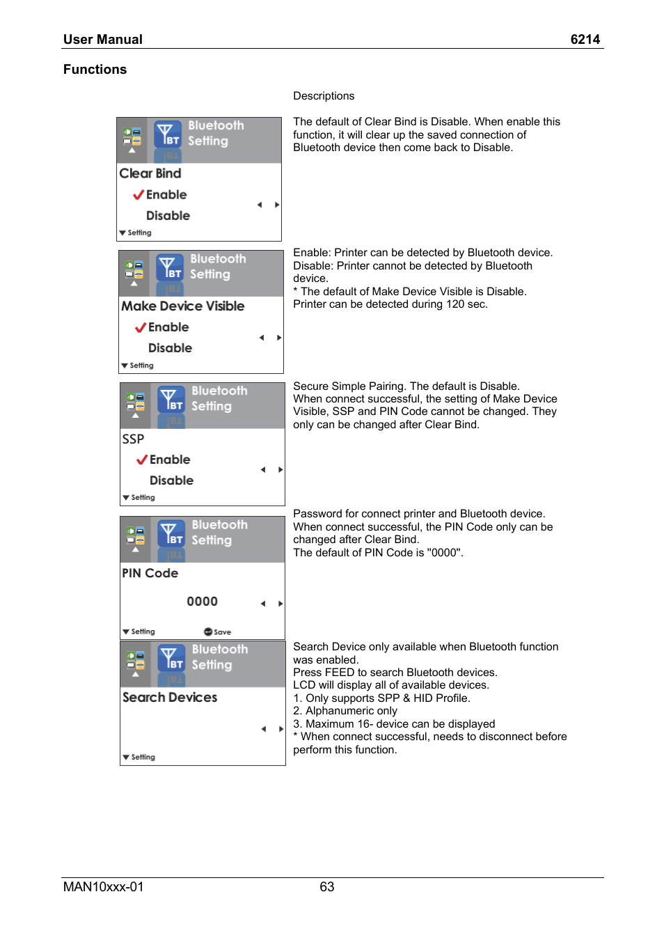 Compuprint 6214 User Manual | Page 68 / 70