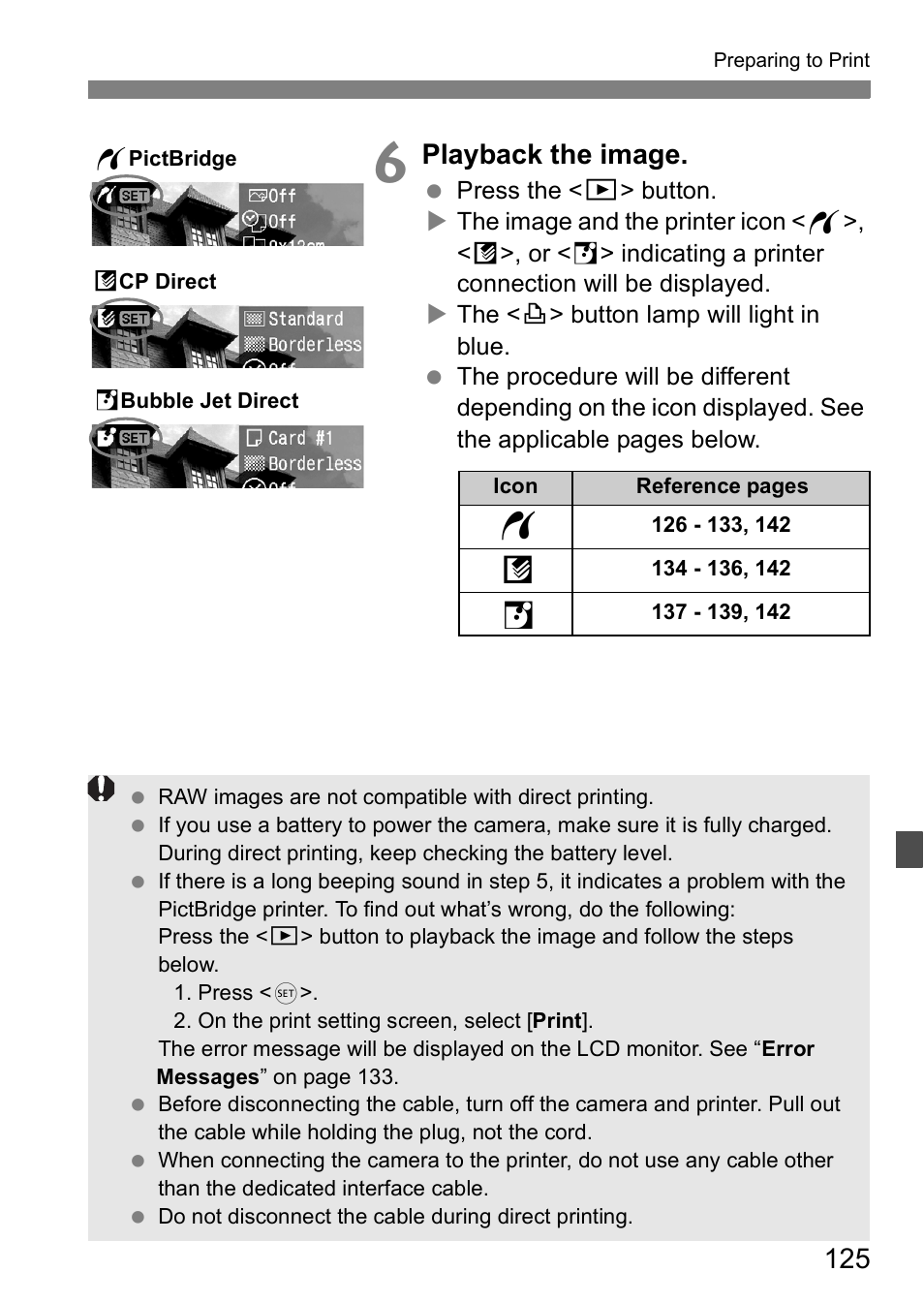 Wa s, Playback the image | Canon EOS 5D User Manual | Page 125 / 184
