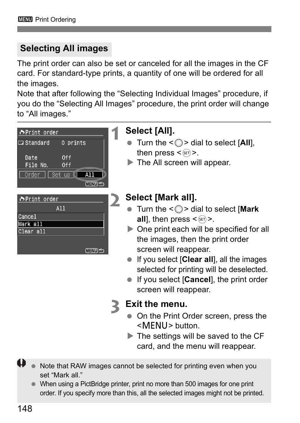 Canon EOS 5D User Manual | Page 148 / 184
