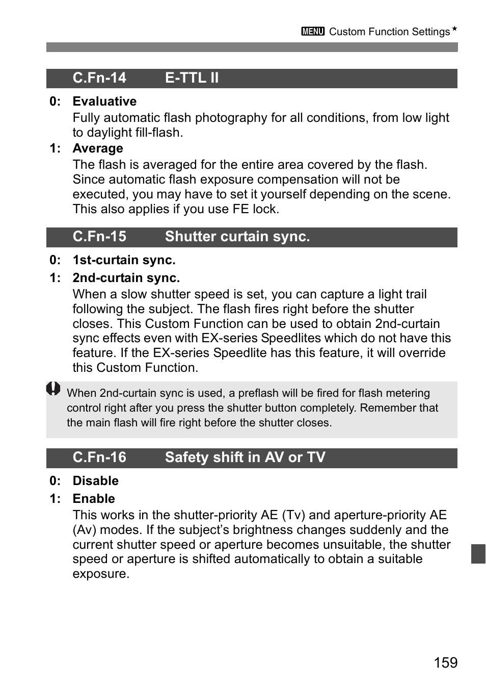 Canon EOS 5D User Manual | Page 159 / 184