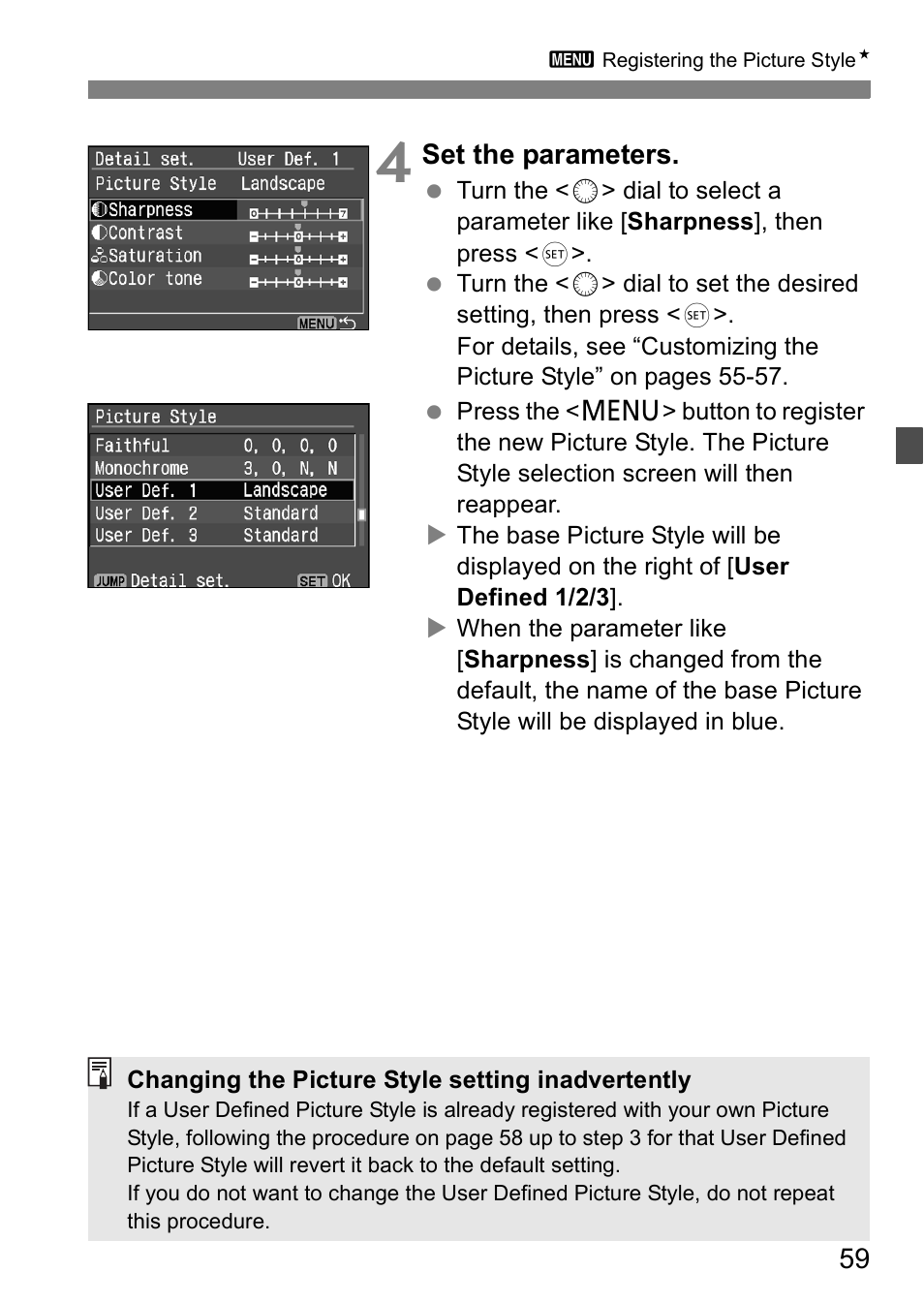 Canon EOS 5D User Manual | Page 59 / 184