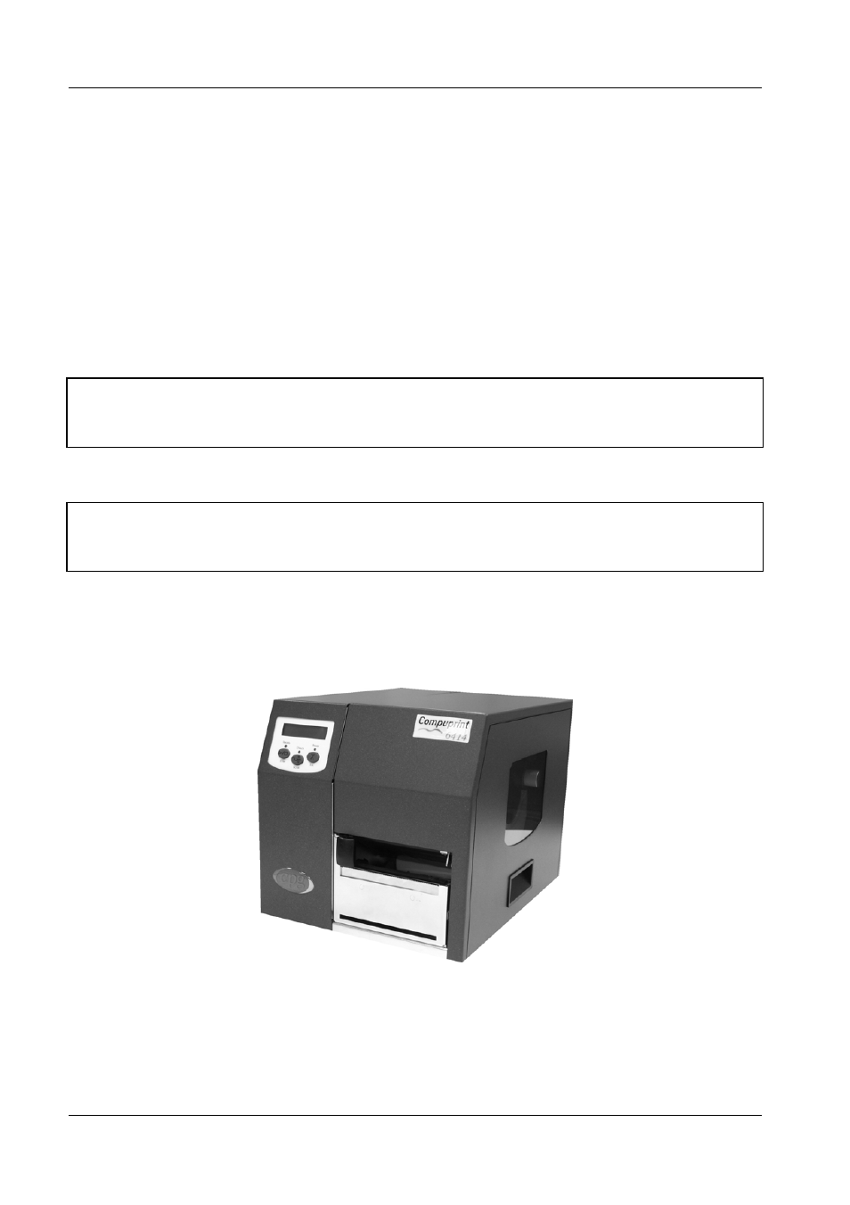 Setting up the printer, Unpacking the printer, 7 setting up the printer | 1 unpacking the printer | Compuprint 6314 User Manual | Page 10 / 78