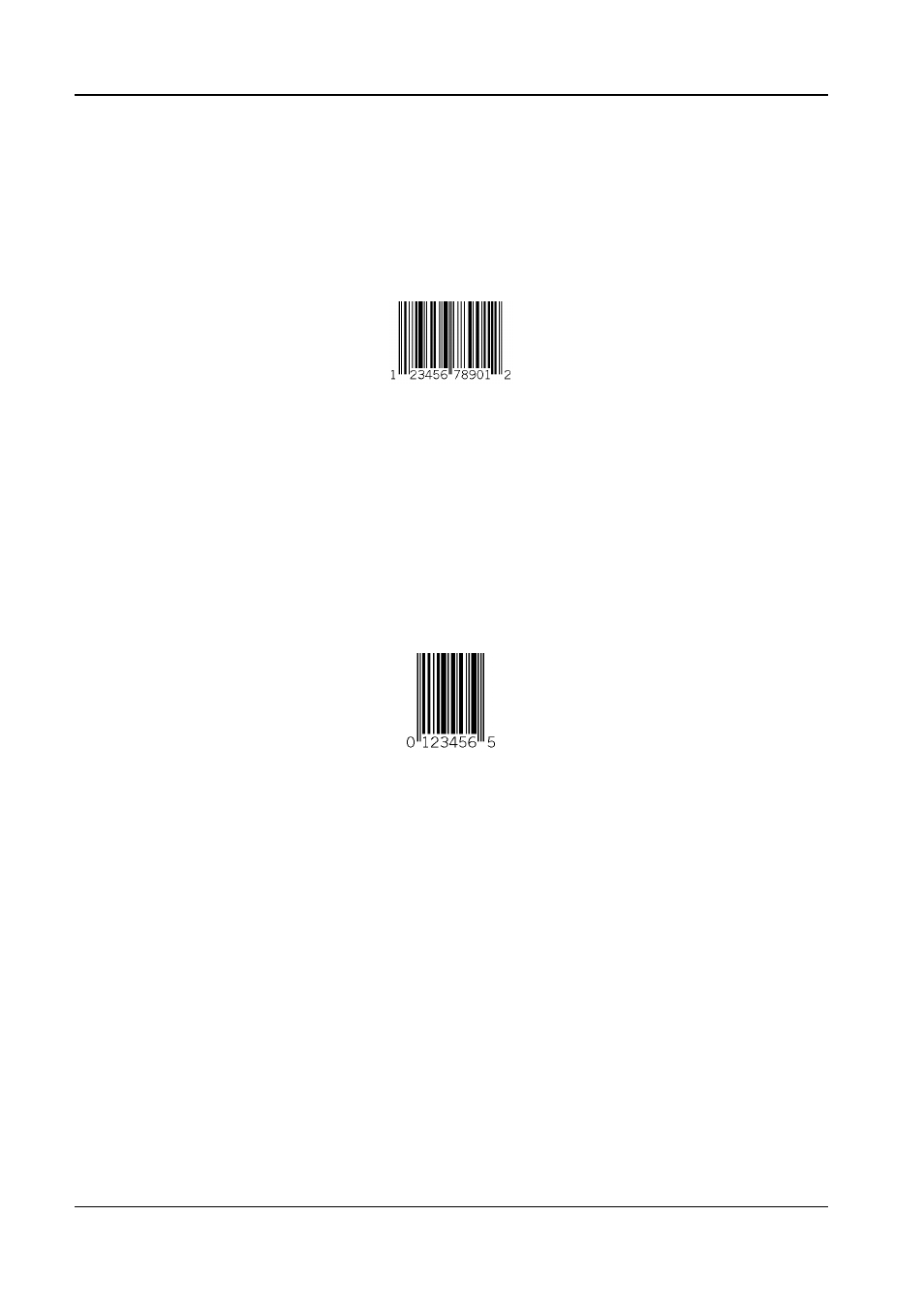 B - upc a, C - upc e, D – 2 of 5 interleaved | Compuprint 6314 CDL User Manual | Page 30 / 53