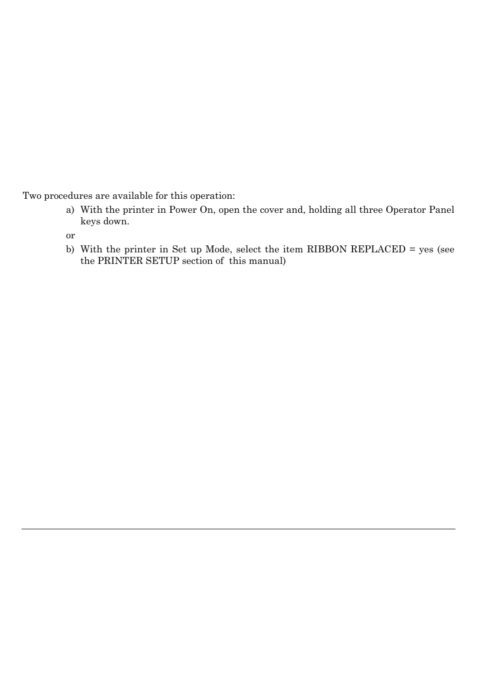 Reset the ribbon counter | Compuprint SP40 User Manual | Page 18 / 72