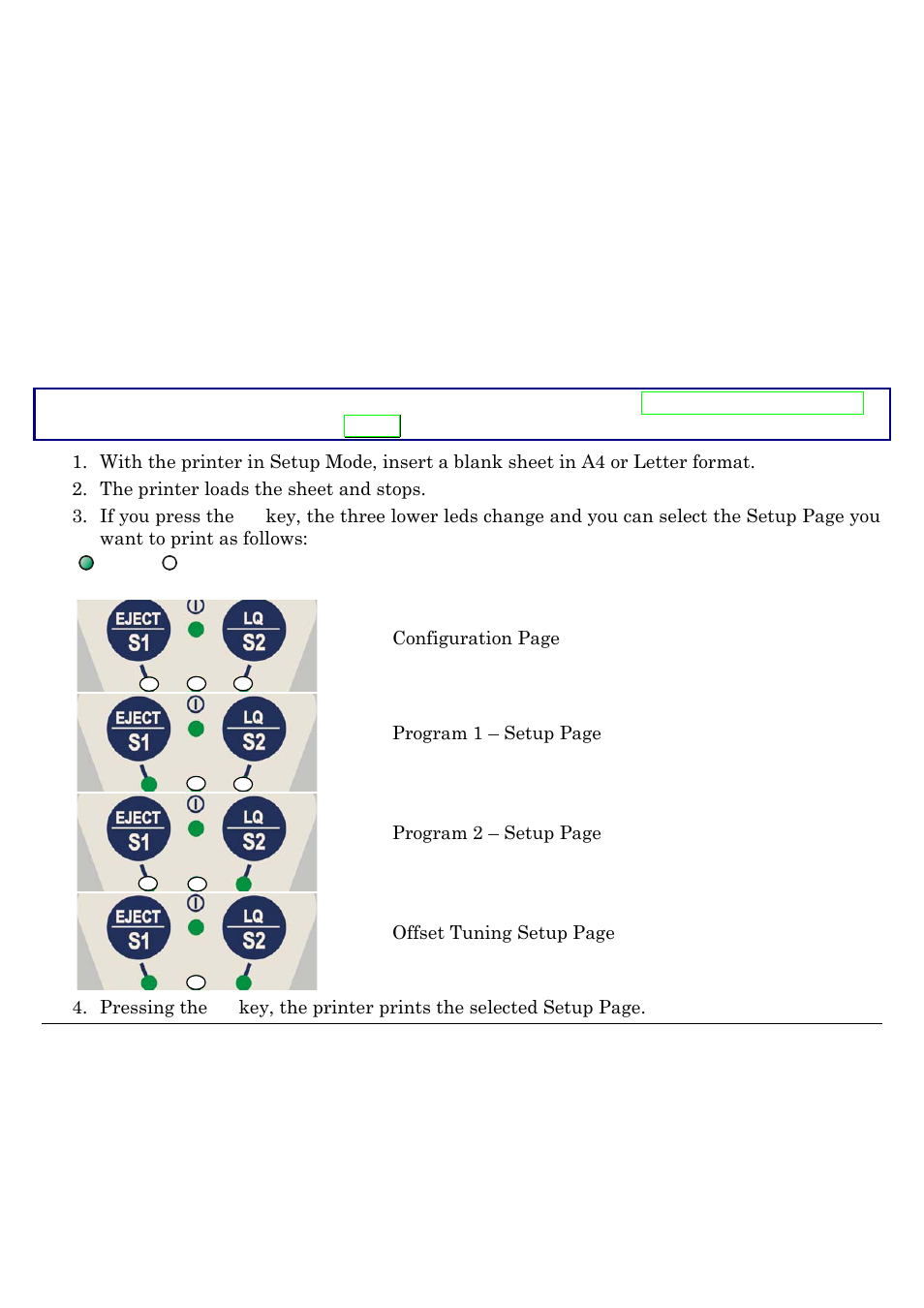 Printing the printer setup forms | Compuprint SP40 User Manual | Page 30 / 72