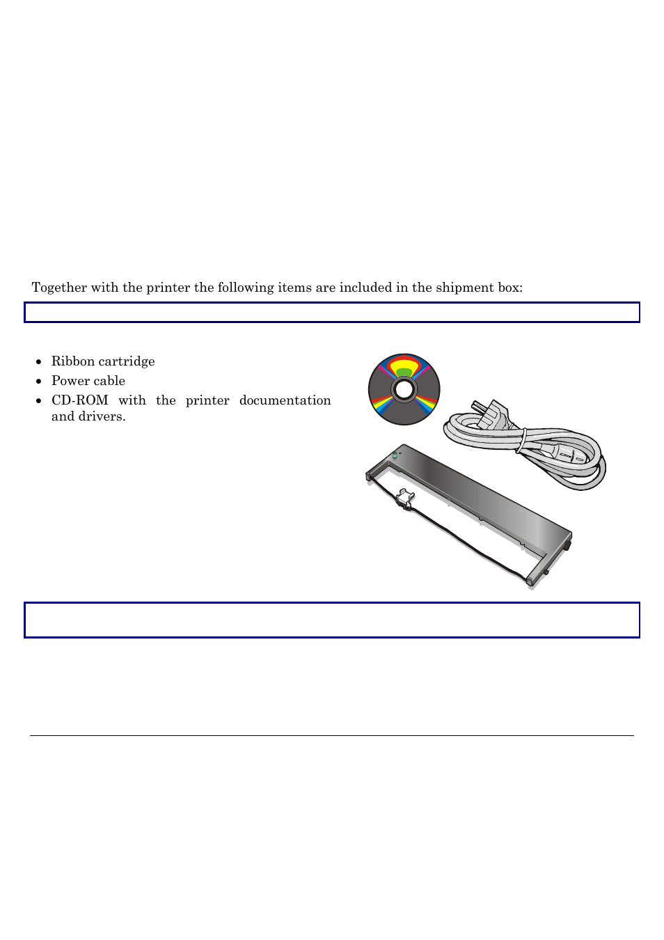 Unpacking the printer | Compuprint SP40 User Manual | Page 7 / 72