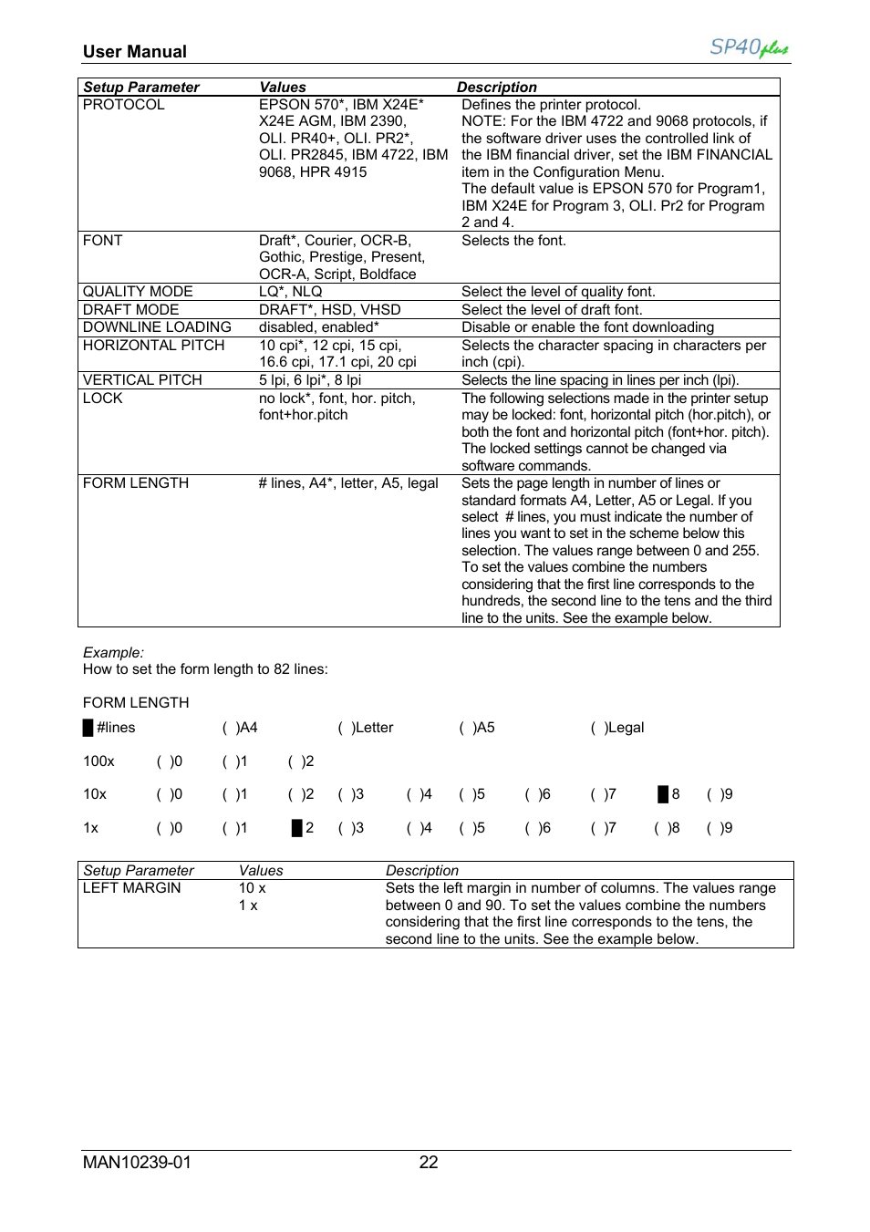 Compuprint SP40 plus User Manual | Page 27 / 52