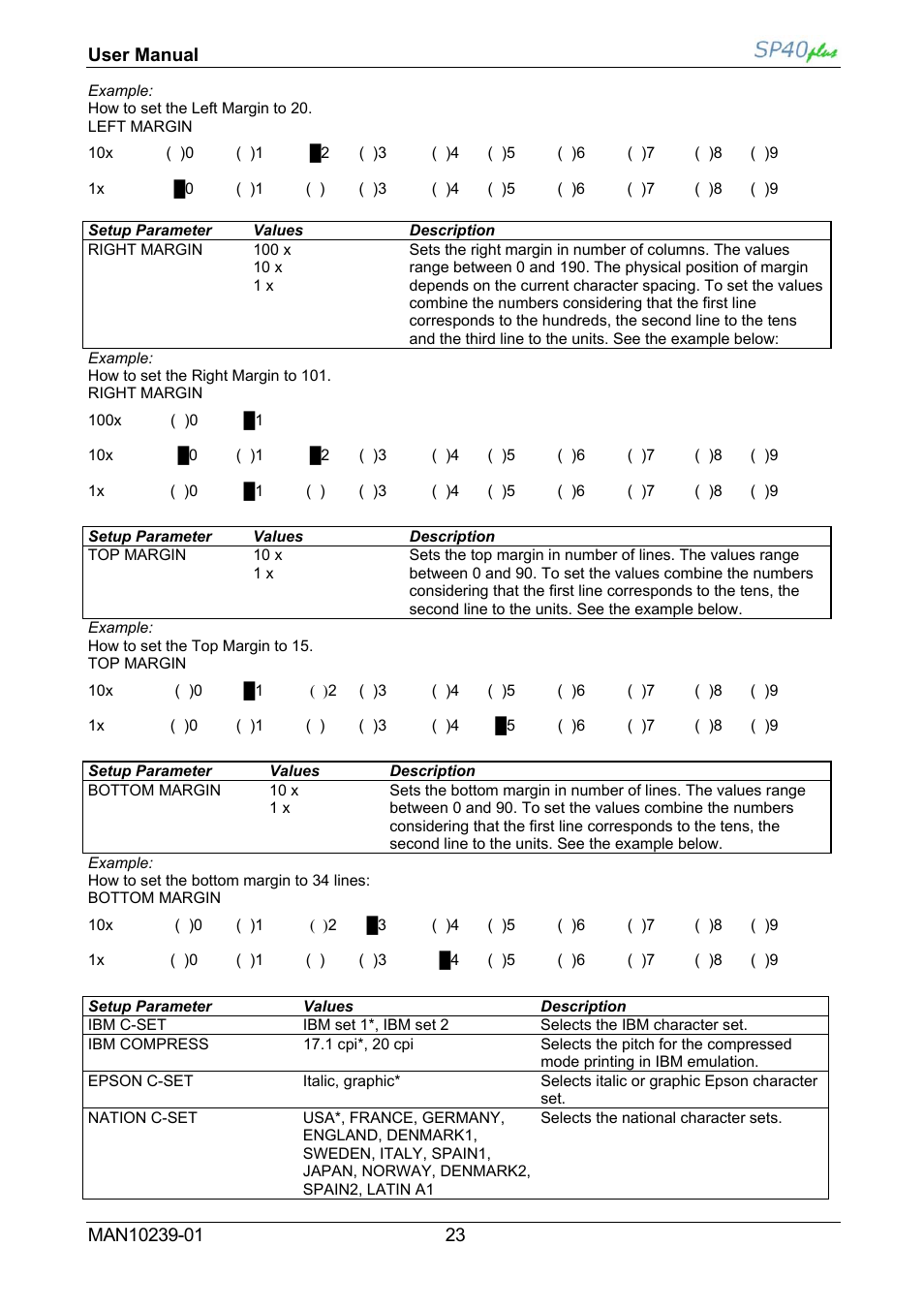 Compuprint SP40 plus User Manual | Page 28 / 52