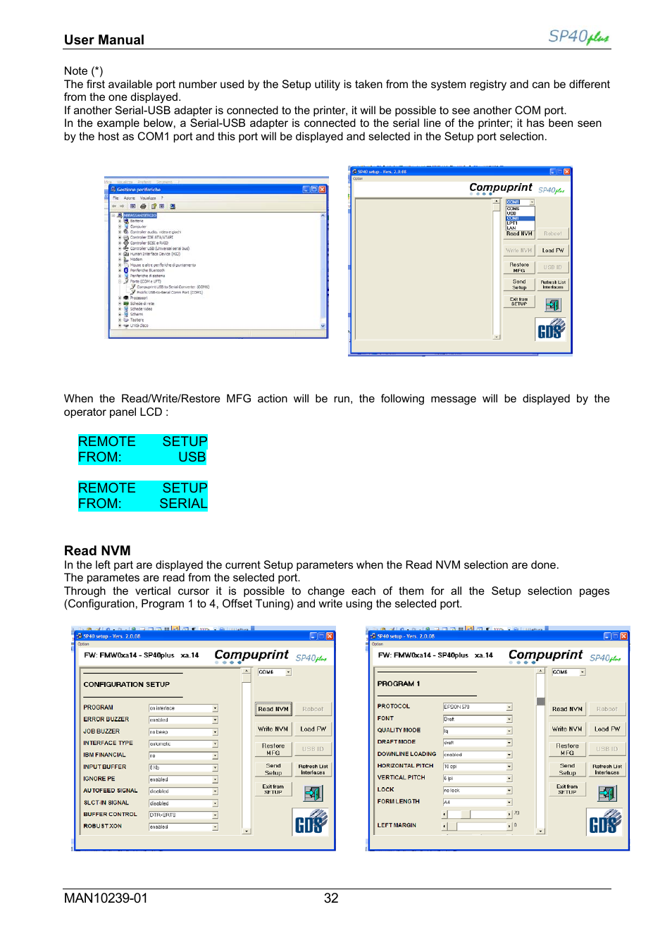 Compuprint SP40 plus User Manual | Page 37 / 52