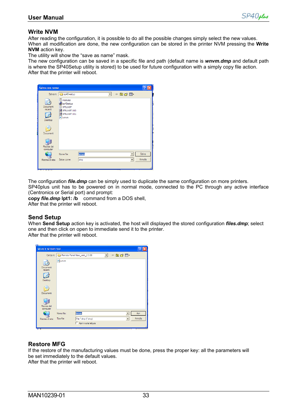 Compuprint SP40 plus User Manual | Page 38 / 52