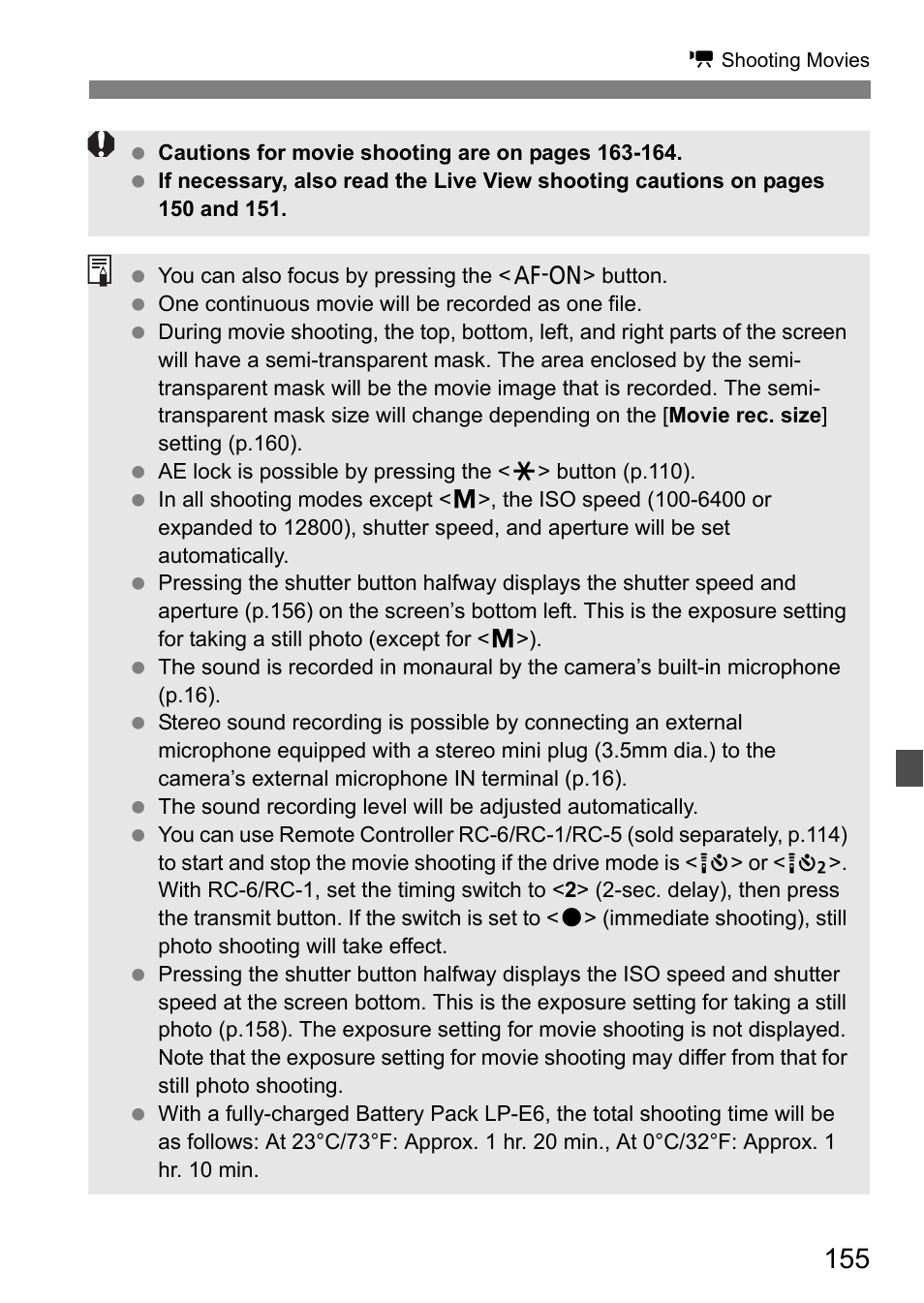 Canon EOS 7D User Manual | Page 155 / 292