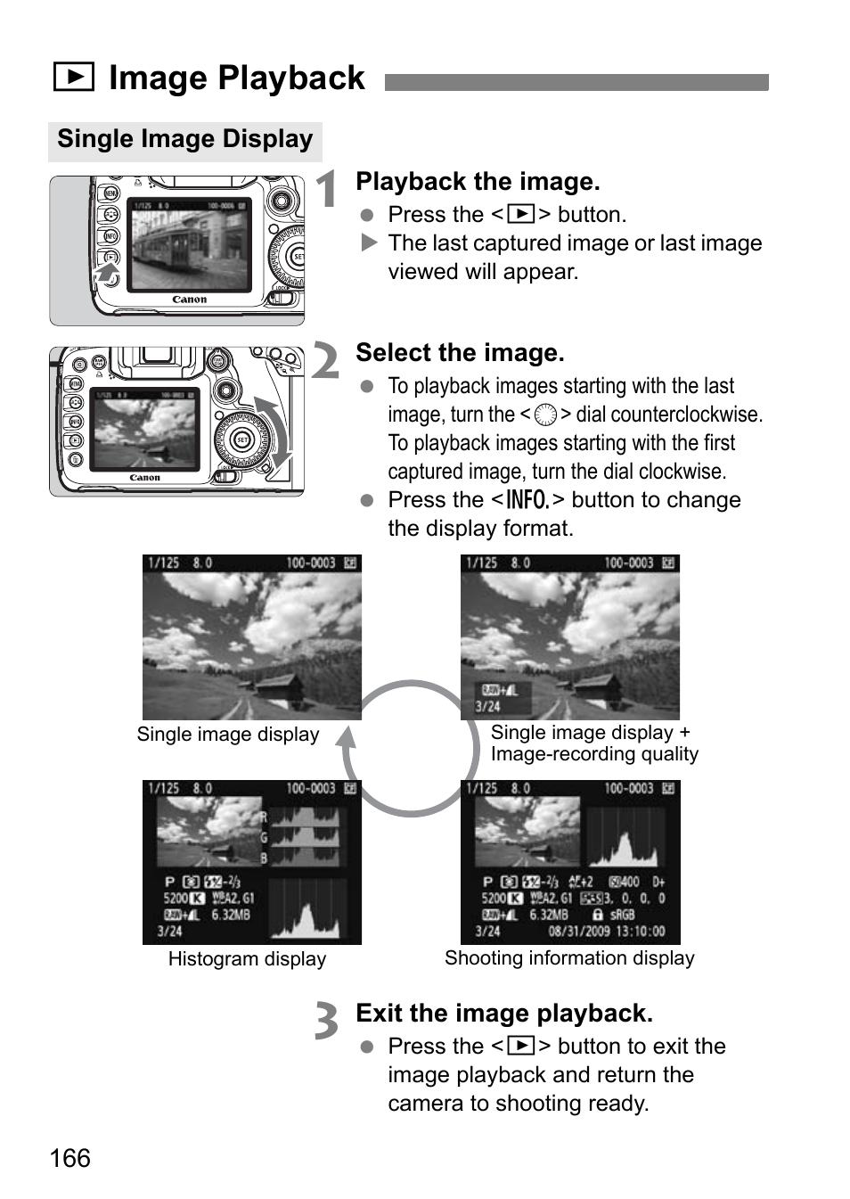 Ximage playback | Canon EOS 7D User Manual | Page 166 / 292