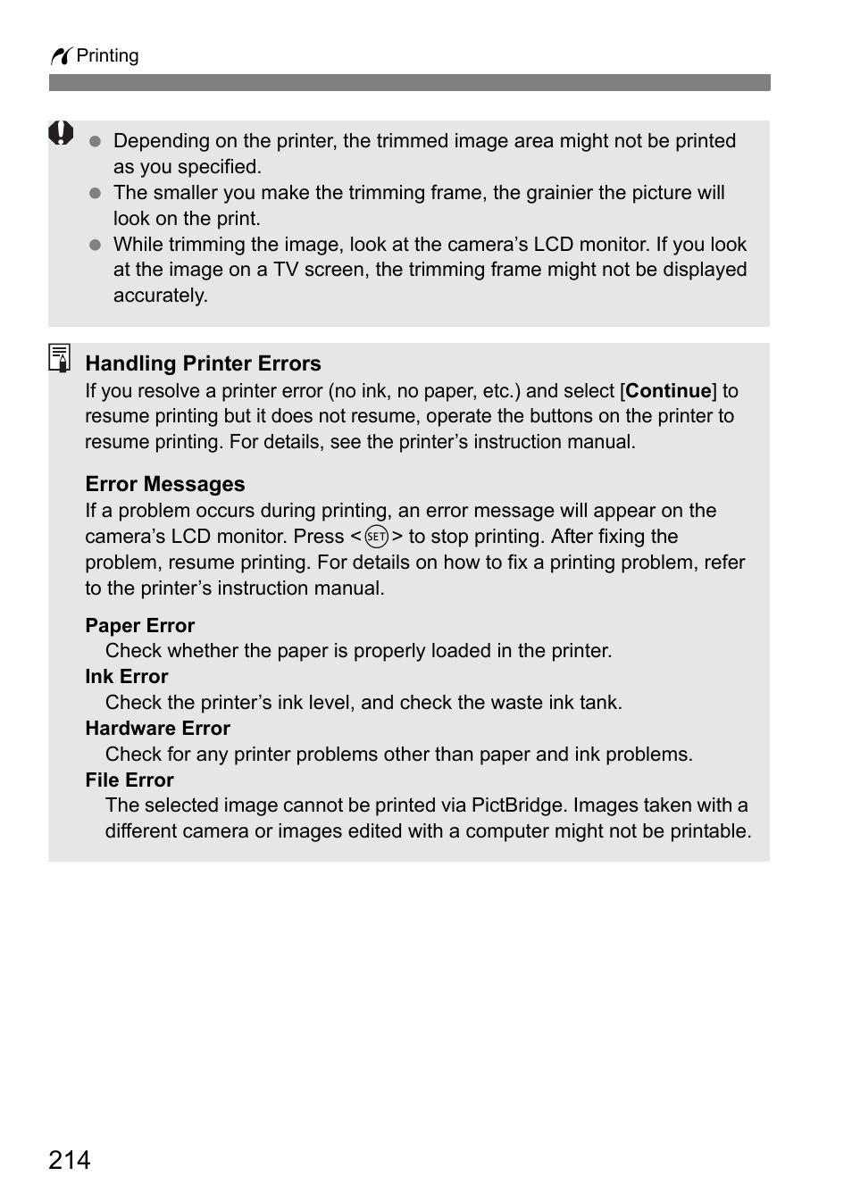 Canon EOS 7D User Manual | Page 214 / 292