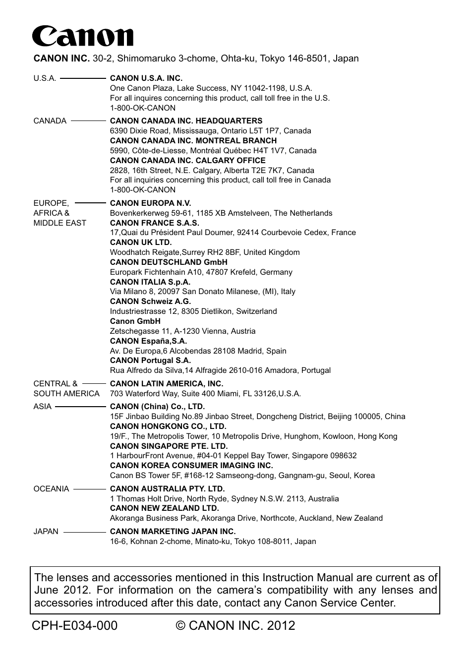 Canon EOS 7D User Manual | Page 292 / 292