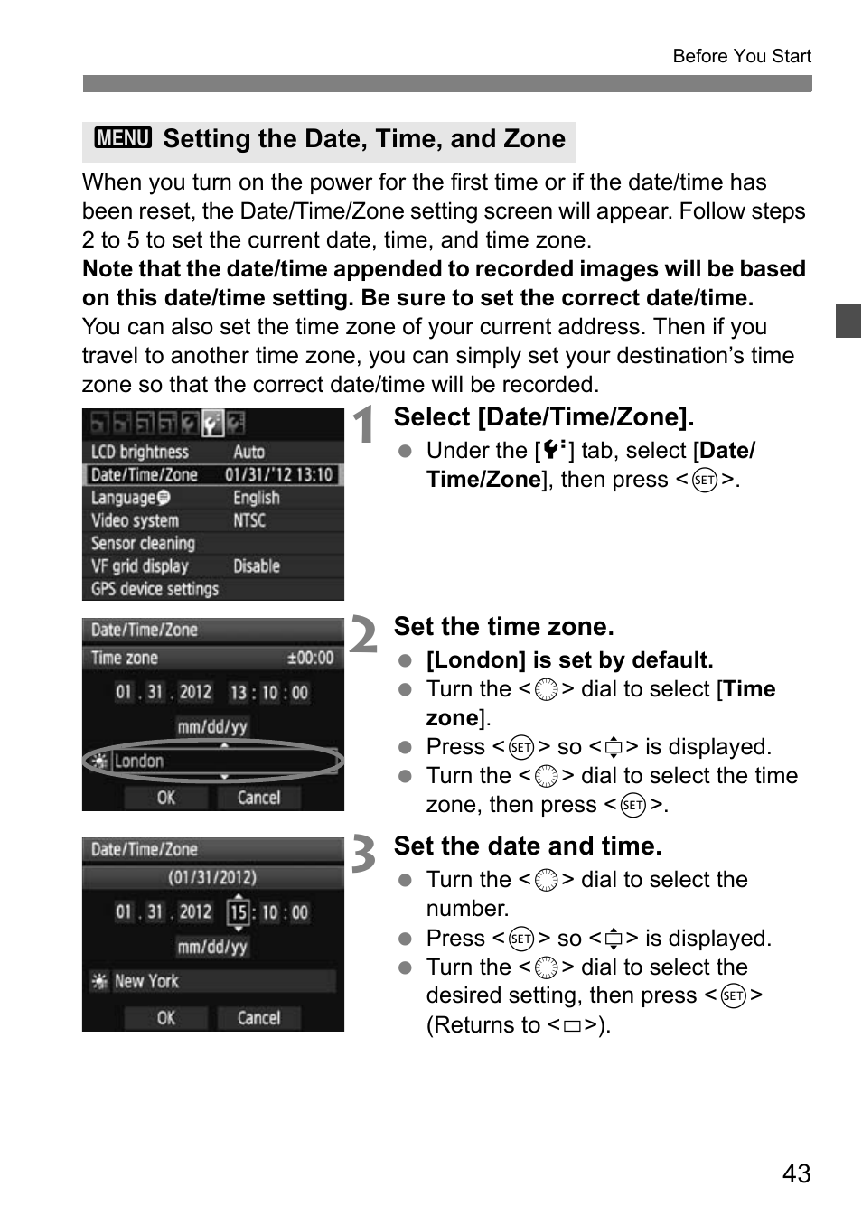 Canon EOS 7D User Manual | Page 43 / 292