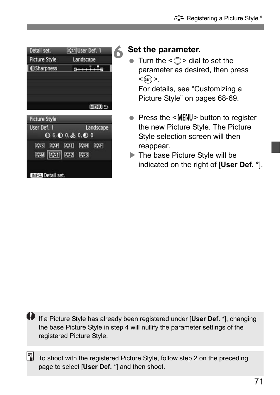 Canon EOS 7D User Manual | Page 71 / 292