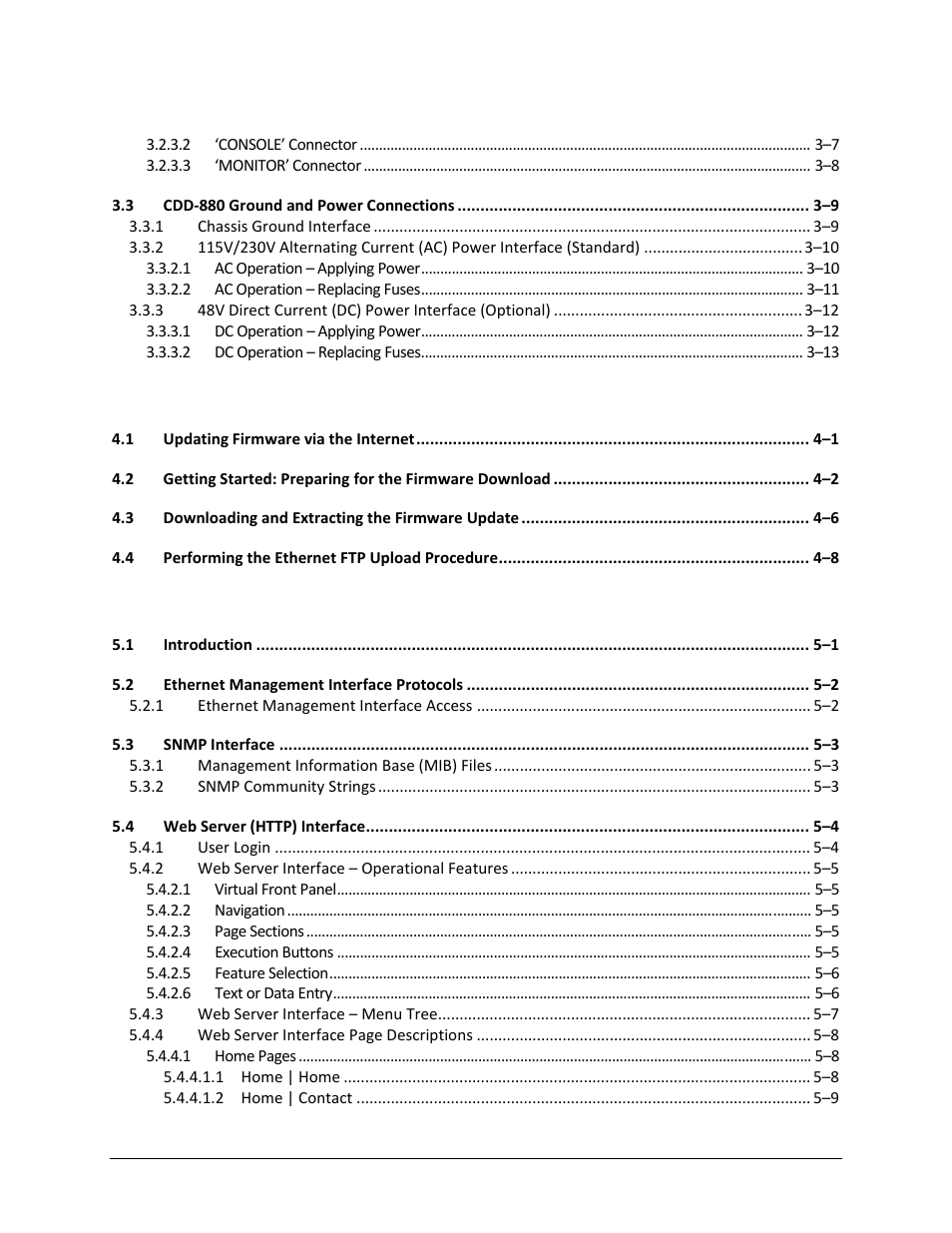 Comtech EF Data CDD-880 User Manual | Page 7 / 124