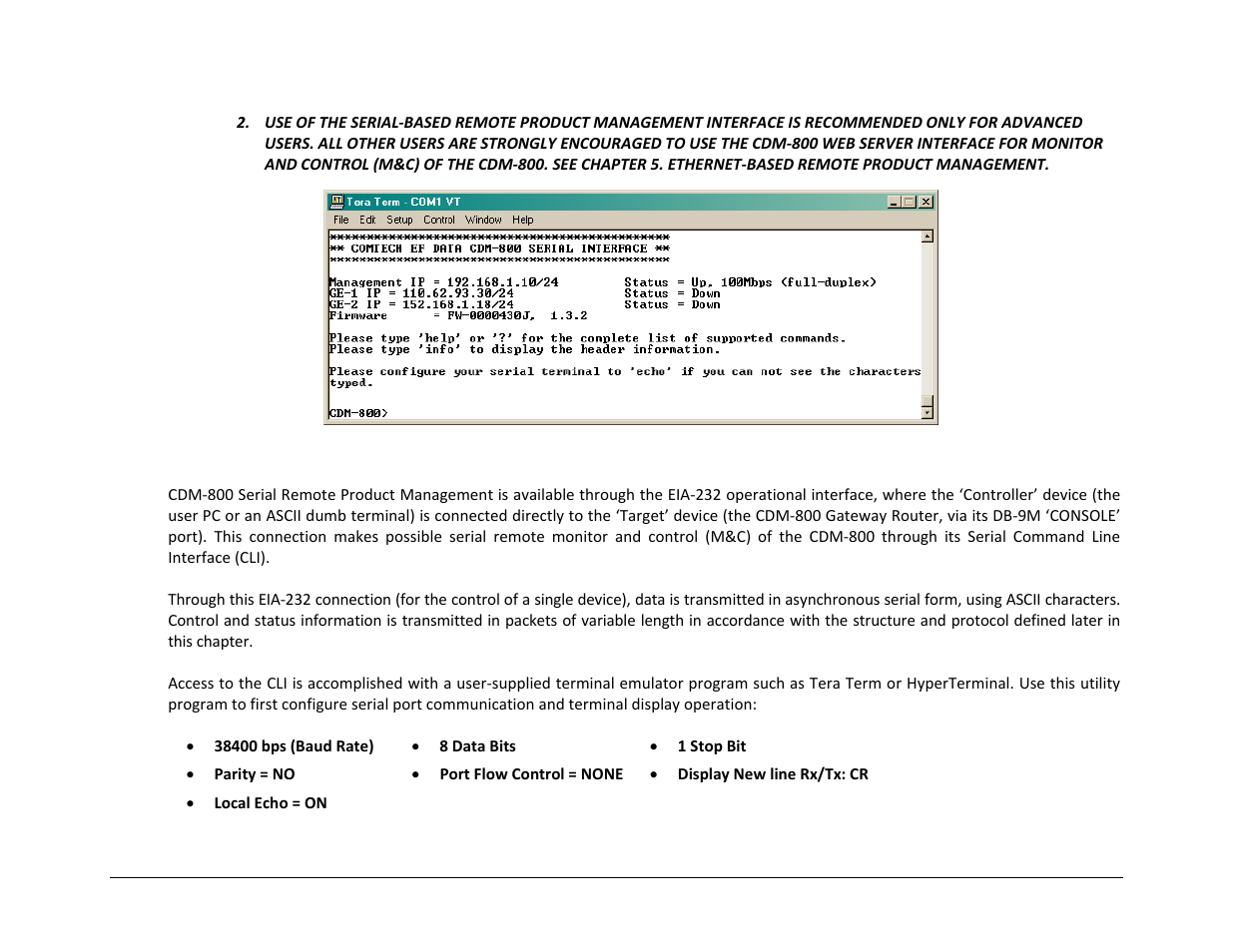 Comtech EF Data CDM-800 User Manual | Page 110 / 130