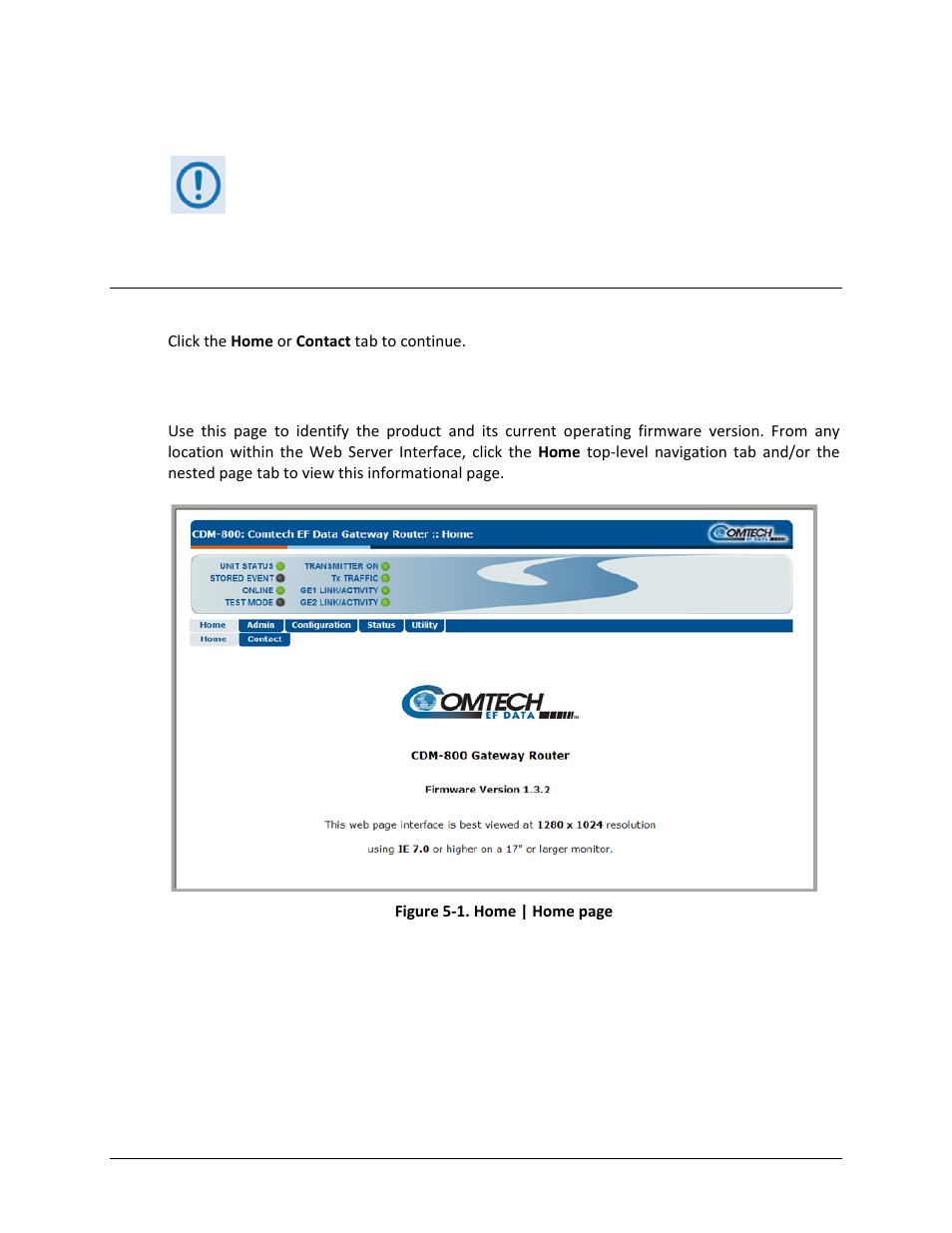 1 home | home | Comtech EF Data CDM-800 User Manual | Page 68 / 130