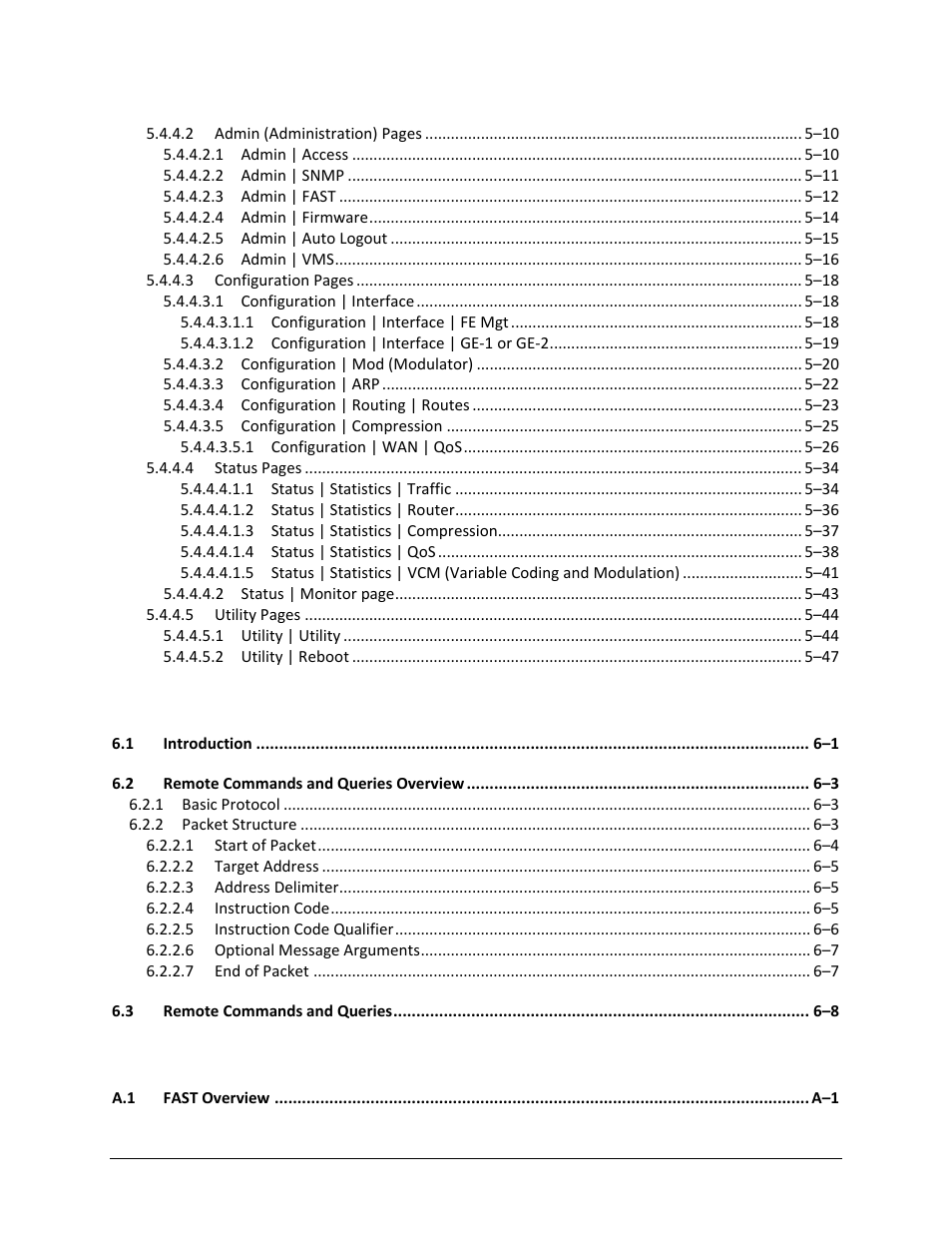 Comtech EF Data CDM-800 User Manual | Page 8 / 130