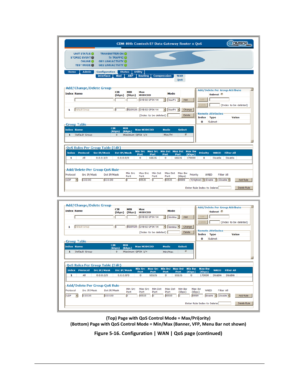 Comtech EF Data CDM-800 User Manual | Page 87 / 130