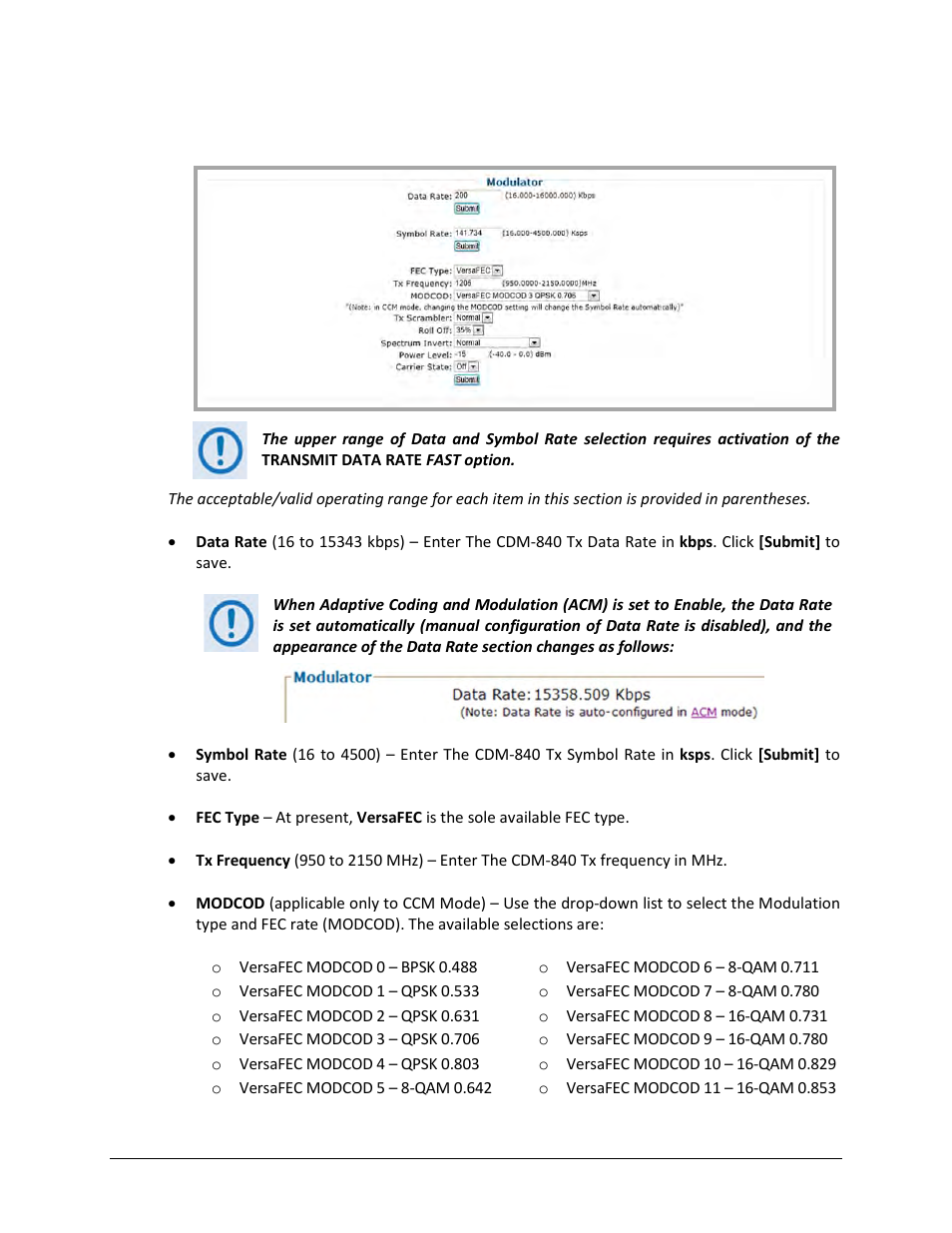 Comtech EF Data CDM-840 User Manual | Page 101 / 244