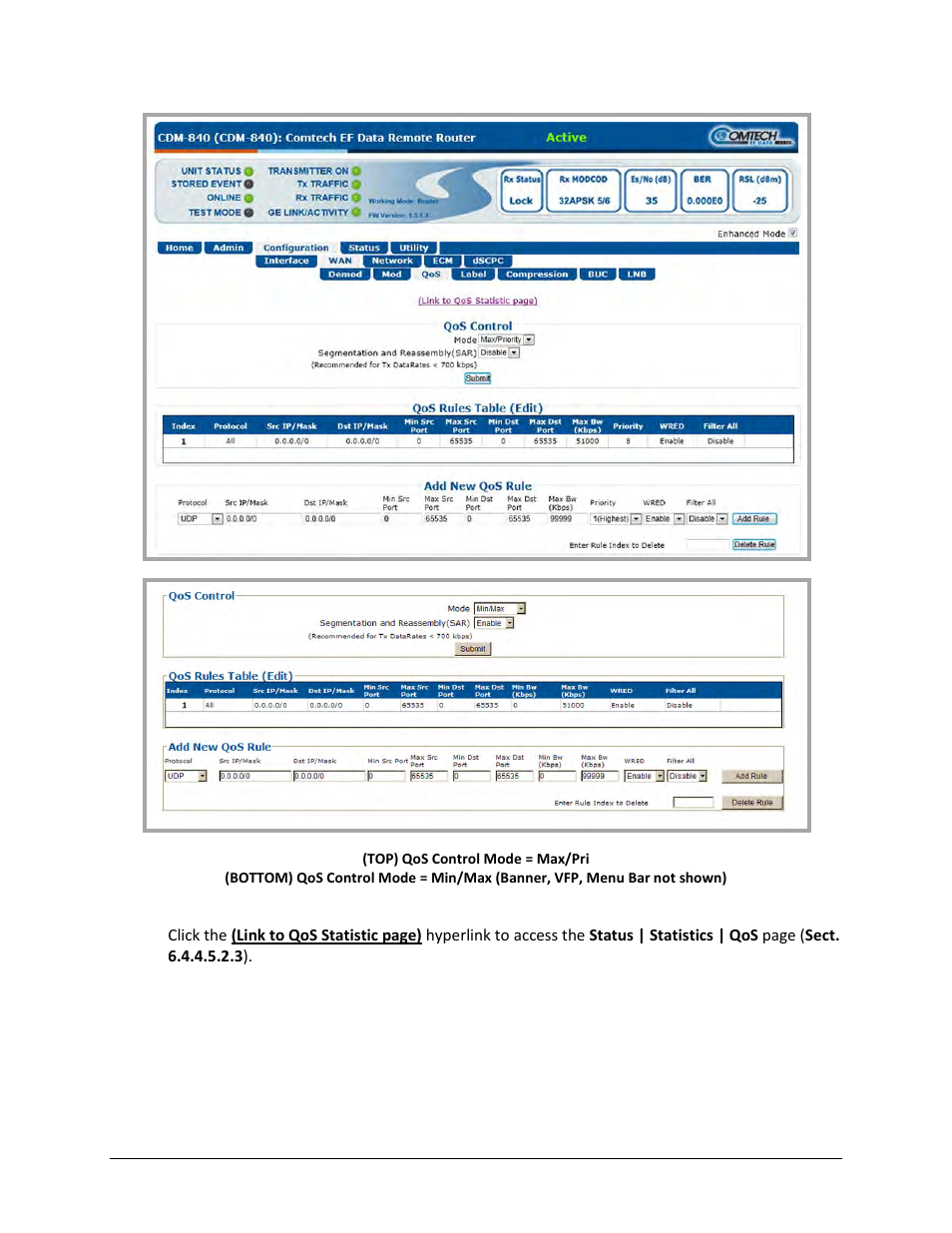 Comtech EF Data CDM-840 User Manual | Page 107 / 244