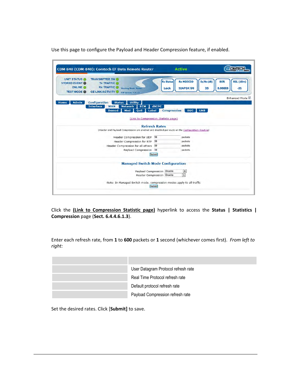 5 configuration | wan | compression | Comtech EF Data CDM-840 User Manual | Page 113 / 244