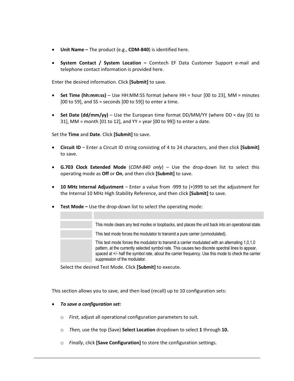 Comtech EF Data CDM-840 User Manual | Page 144 / 244