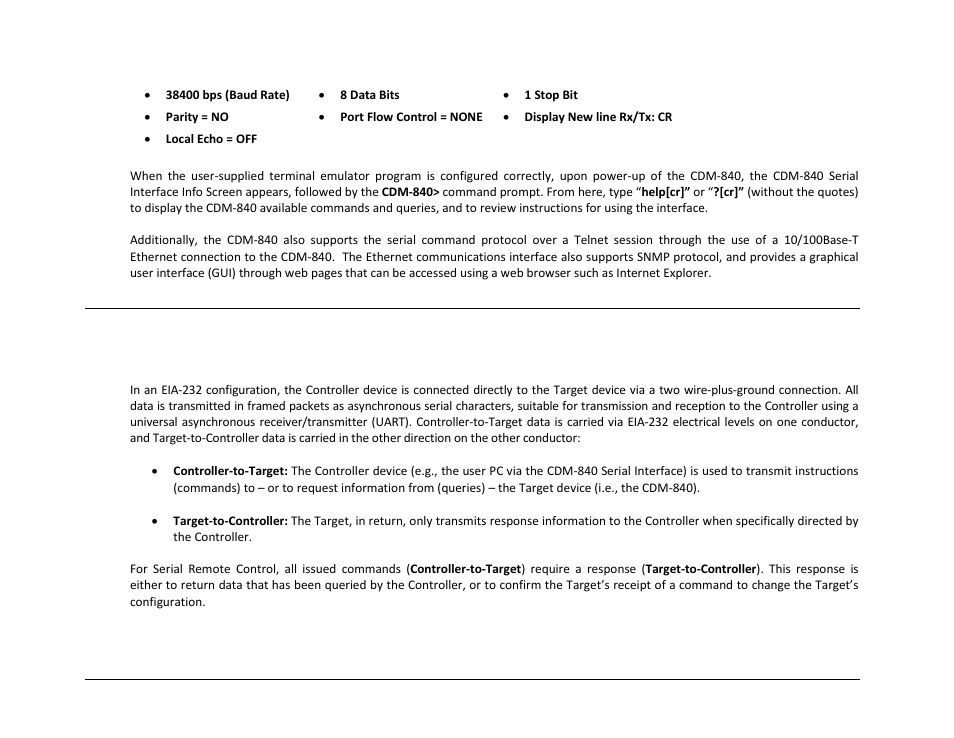 2 remote commands and queries overview, 1 basic protocol | Comtech EF Data CDM-840 User Manual | Page 149 / 244