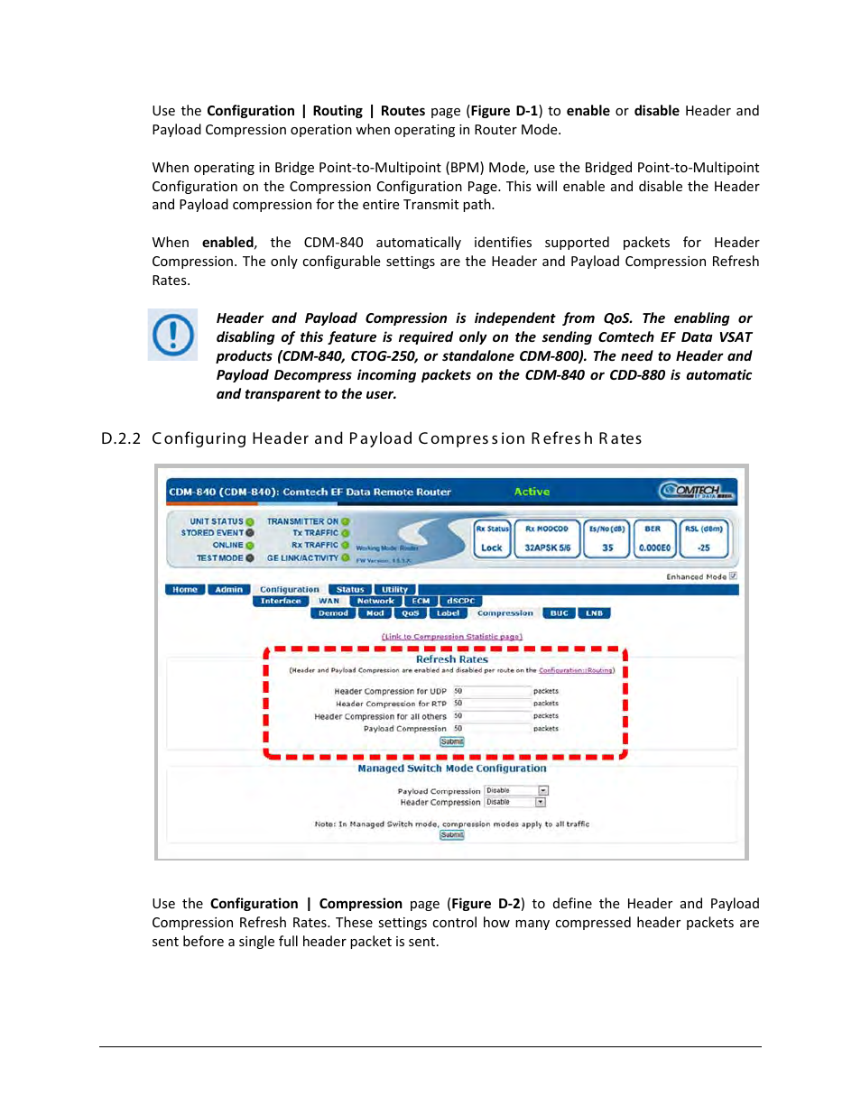 Comtech EF Data CDM-840 User Manual | Page 210 / 244