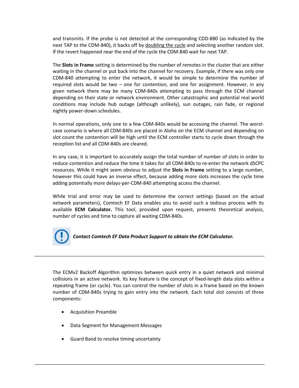 F.3.2.2 ecmv2 backoff algorithm | Comtech EF Data CDM-840 User Manual | Page 230 / 244